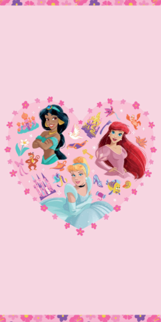 Ręcznik bawełniany Księżniczki Disney 70 x 140 cm