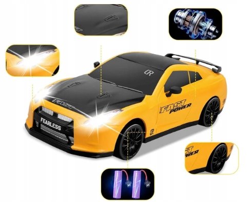 Zdalnie sterowane autko drift, 15km/h Ford Mustang Model RC