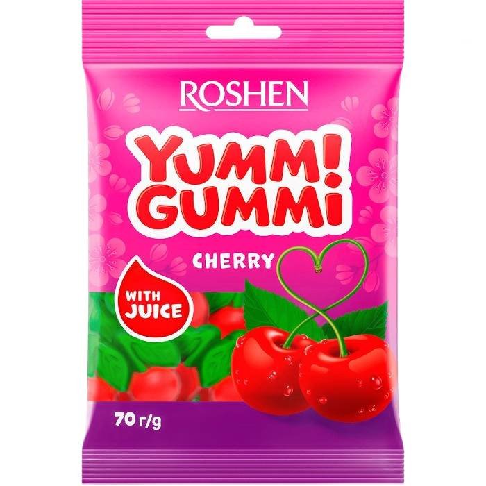 Roshen Żelki YUMMI GUMMI cherry 70 g