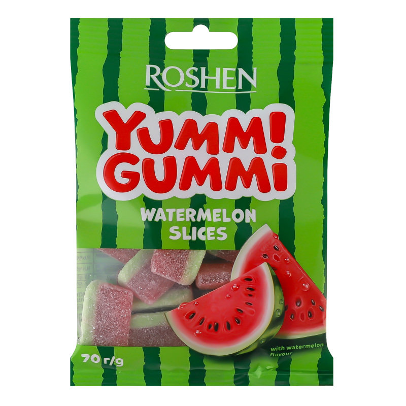 Roshen Żelki YUMMI GUMMI watermelon 70 g