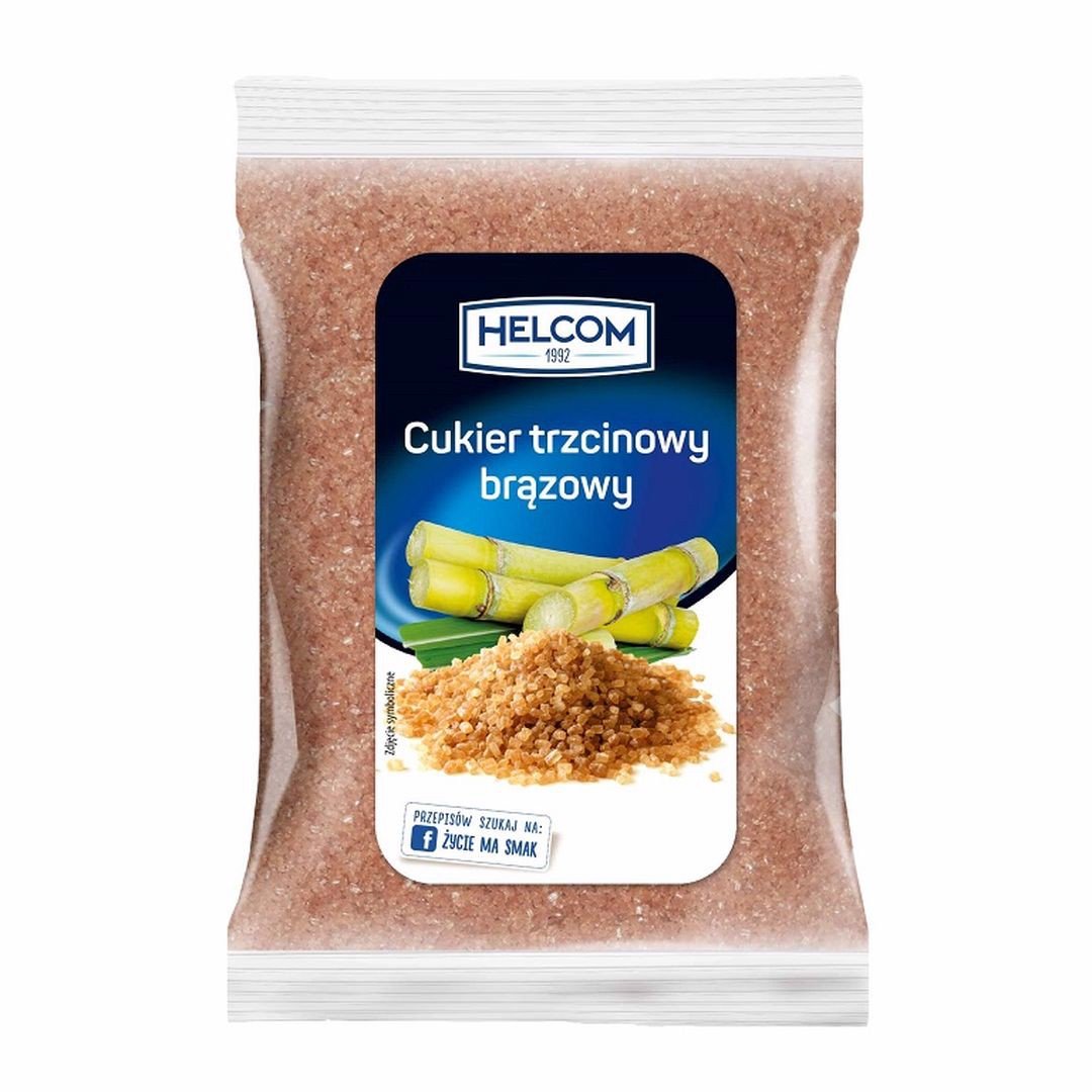 Helcom Cukier trzcinowy brązowy 1 kg