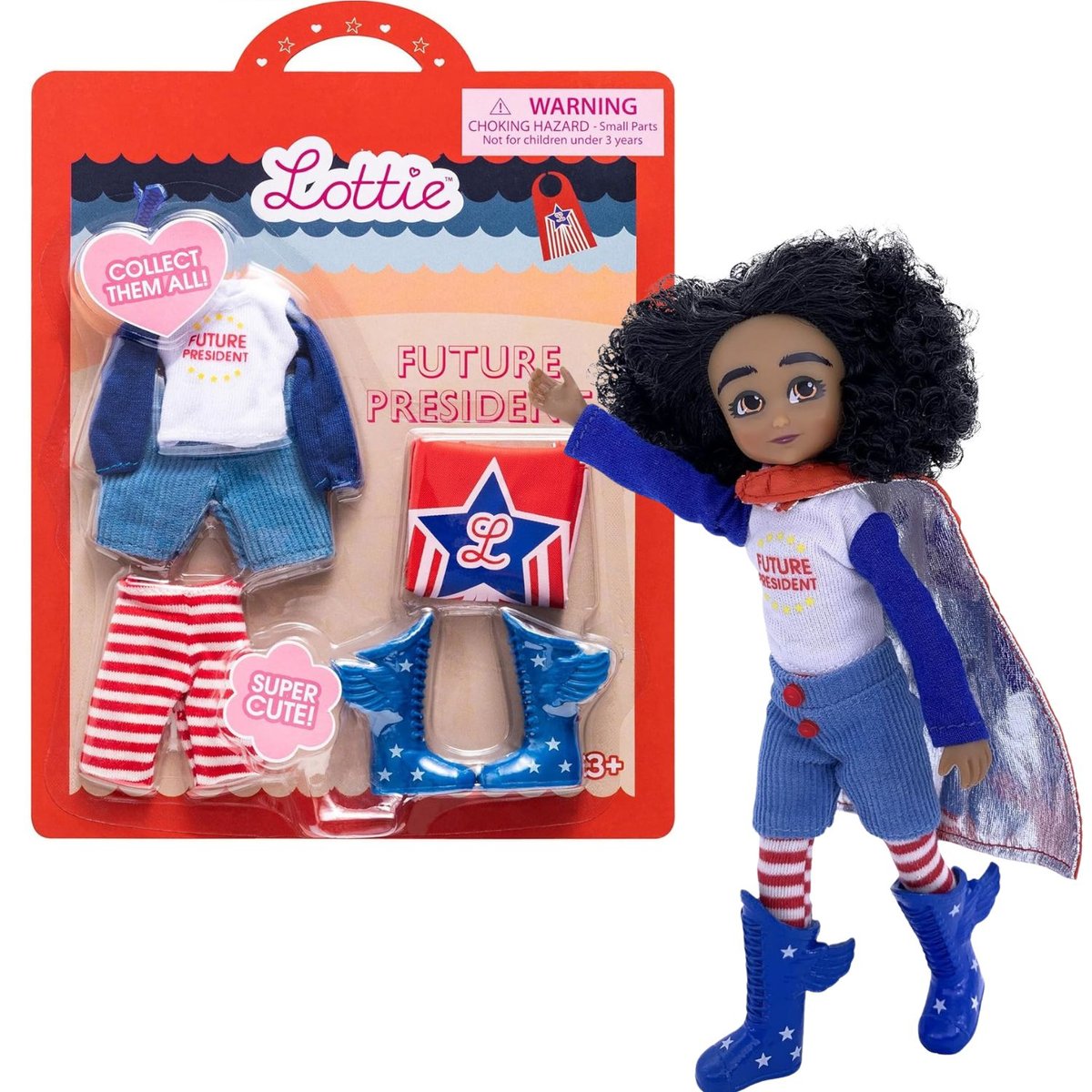Akcesoria, ubranko do lalki Lottie - Prezydent