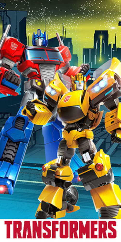 Ręcznik bawełniany Transformers 70 x 140 cm