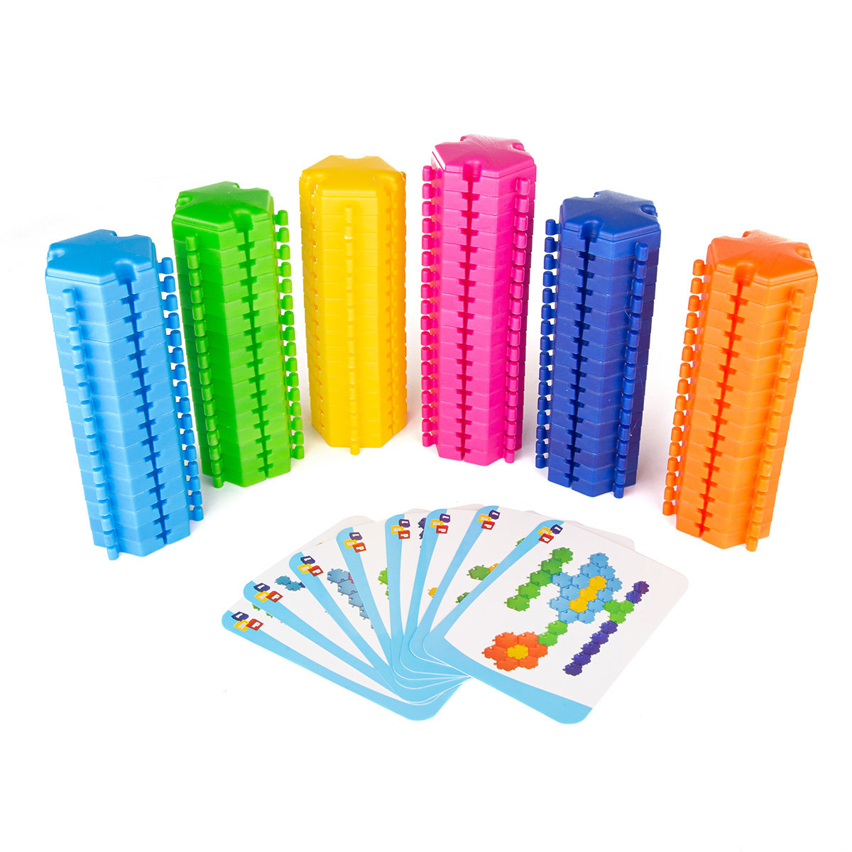 Klocki konstrukcyjne Hexagon 96 szt.