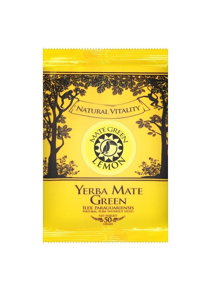 Yerba Mate Green LEMON cytrynowa bez pyłu 50g