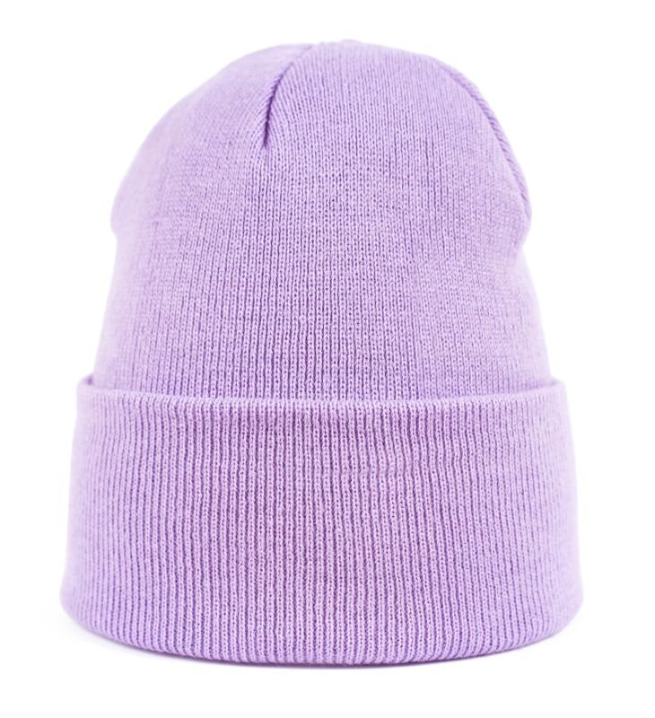 Czapka Zimowa Damska Męska Beanie Podwijana Uniwersalna Casualowa Jesienna