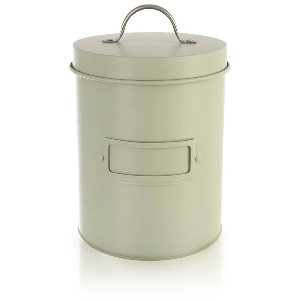 Pojemnik do przechowywania metalowy zielony GREENISH 1,3 l