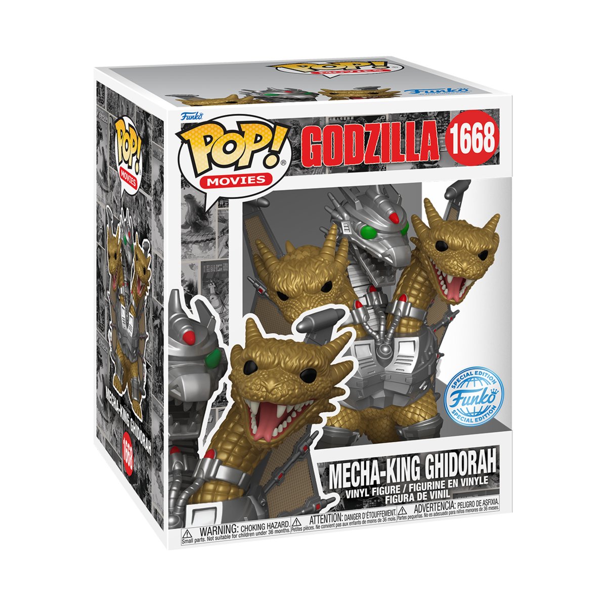 Funko POP!, figurka kolekcjonerska, Godzilla, Mecha-King, 1668