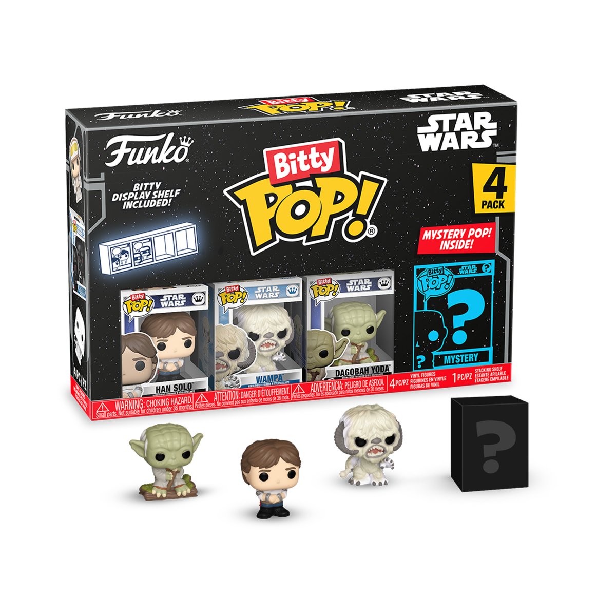 Bitty Funko POP!, figurka kolekcjonerska: SW S2- Han 4pk