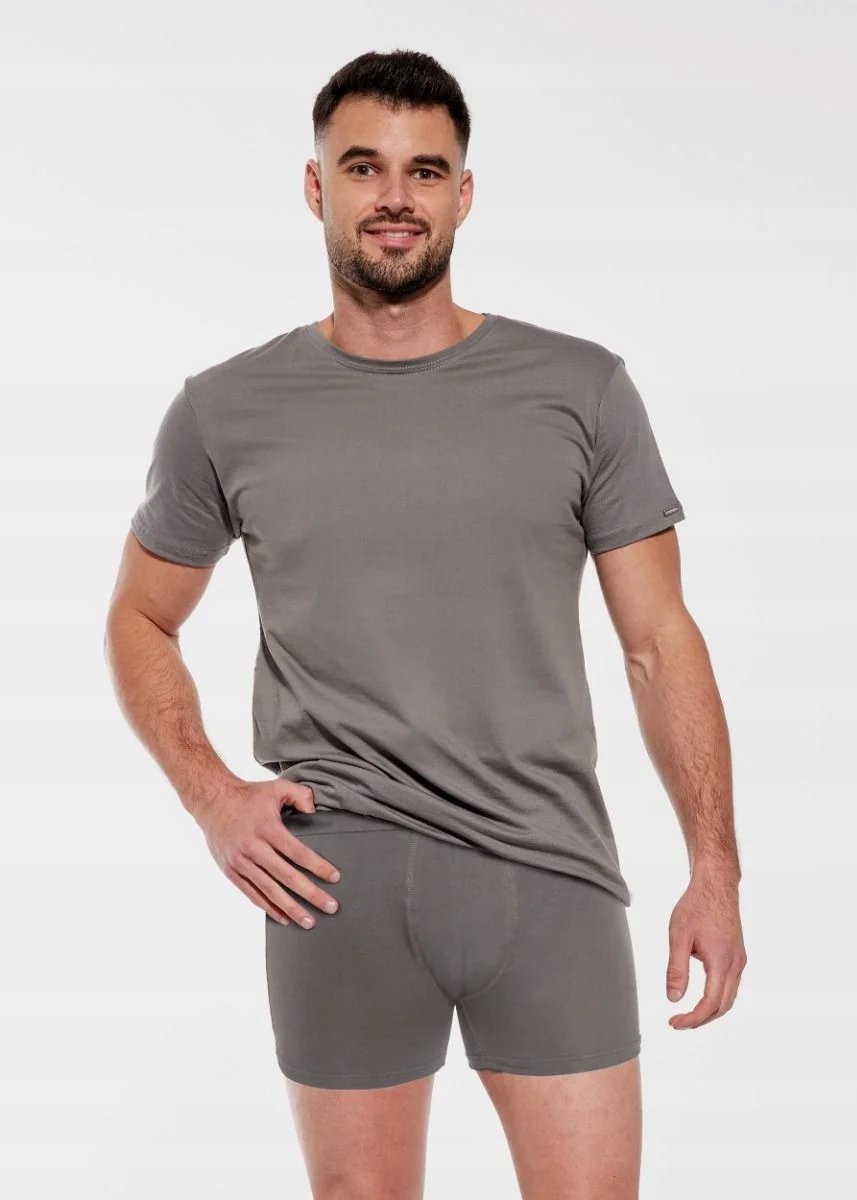 T-Shirt Męski Cornette Au 202 New 202/11 Khaki 5Xl
