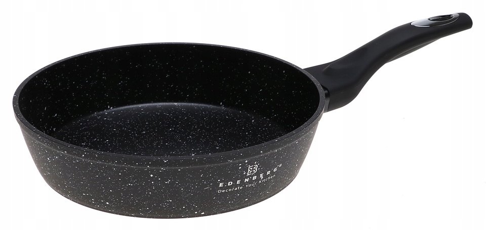 PATELNIA Głęboka MARMUROWA Nieprzywierająca POWŁOKA 20cm INDUKCJA GAZ 5704