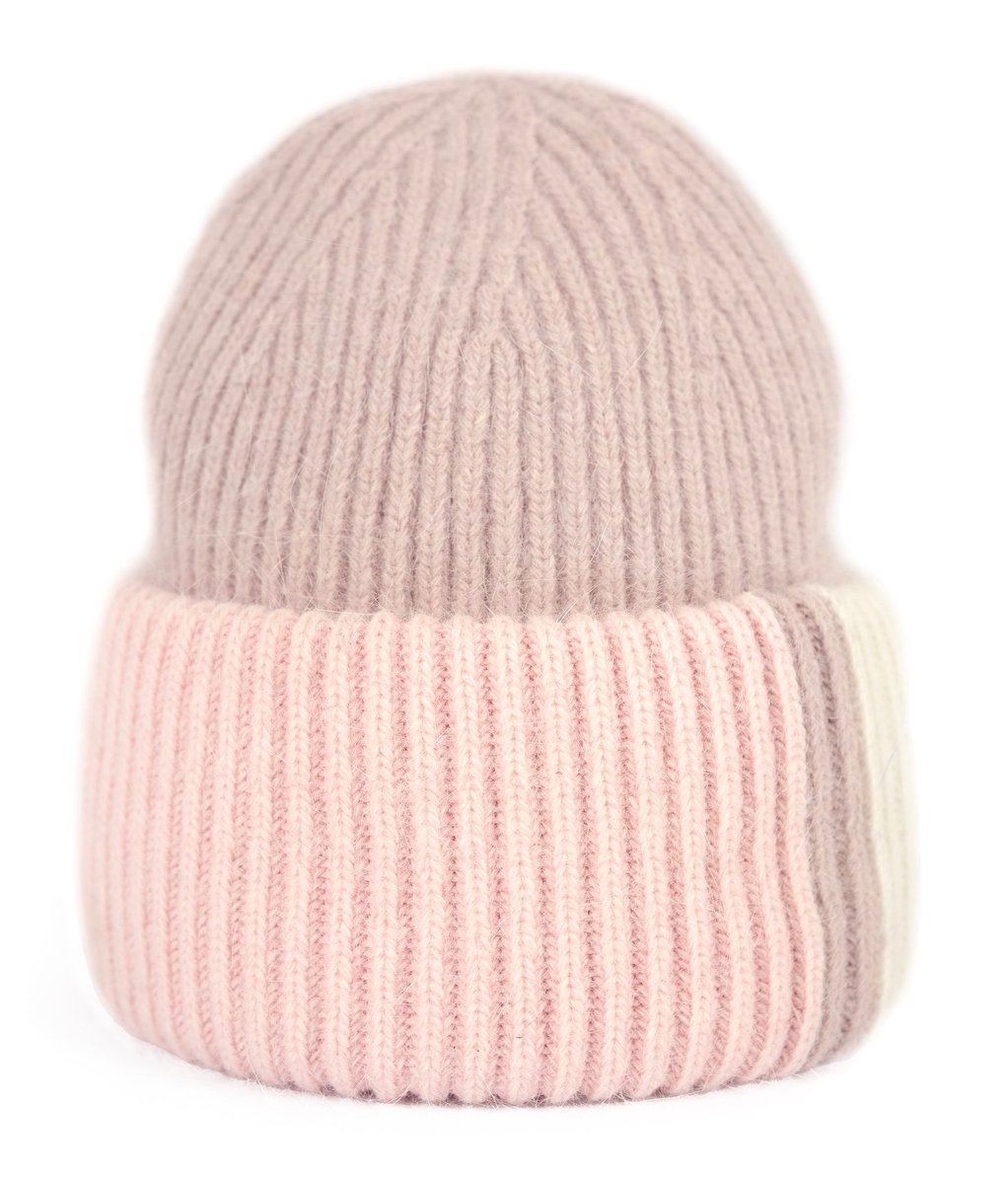Czapka Damska Młodzieżowa Beanie Podwijana Zimowa Casualowa Ciepła Kolorowa