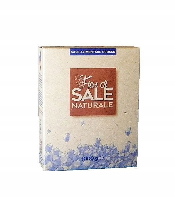 Sól morska sycylijska jodowana gruboziarnista 1kg.
