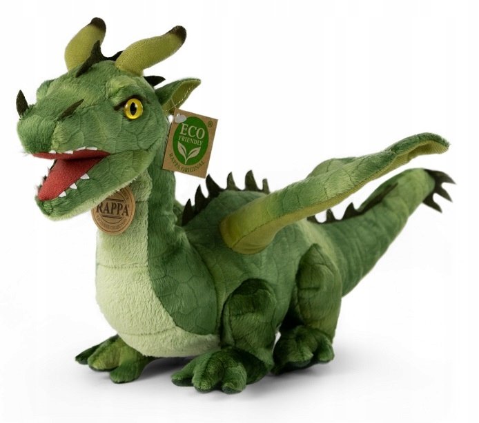 Pluszak Maskotki Smok Zielony Eco Friendly 40Cm Prezent