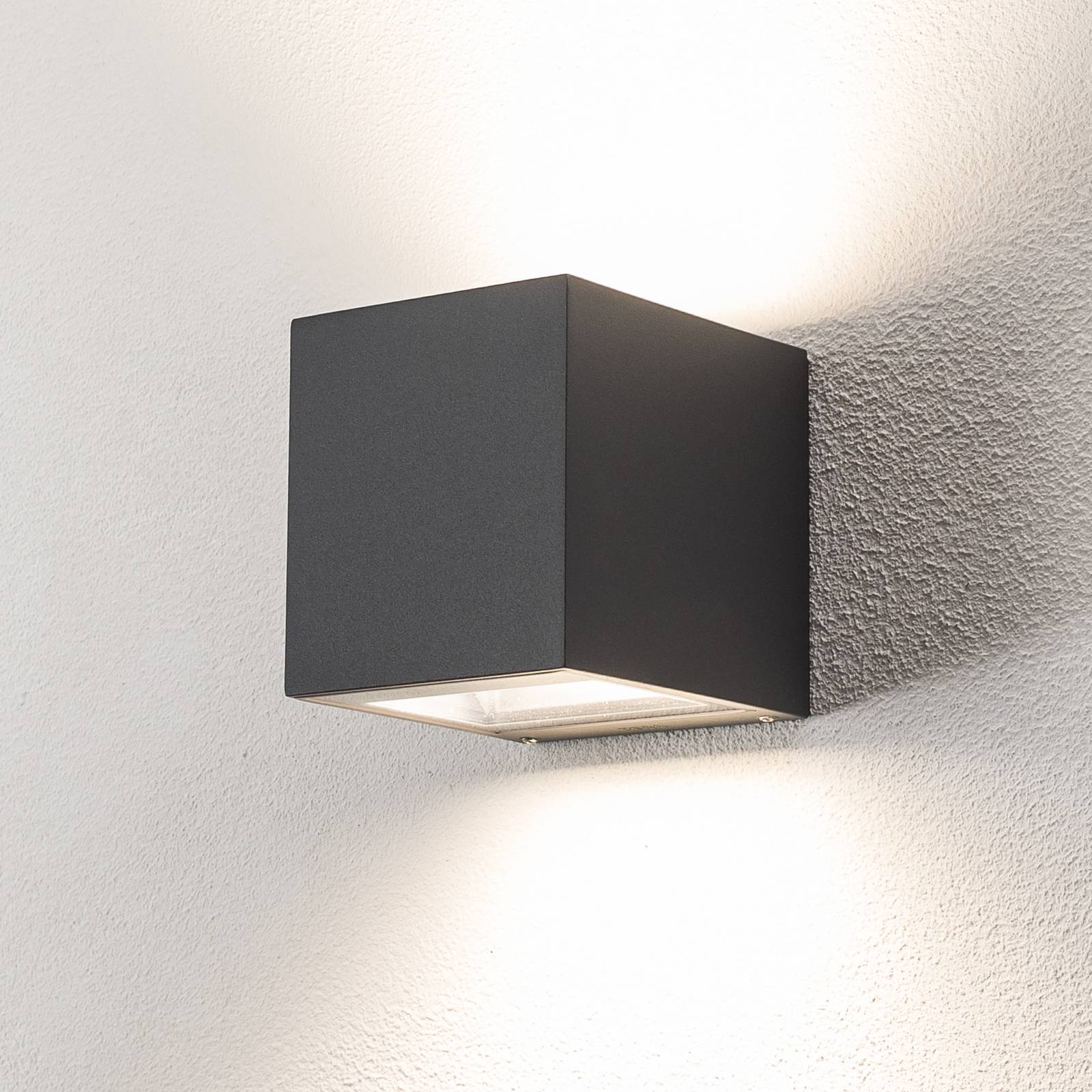 Bega kinkiet zewnętrzny LED 24719 K3, grafitowy, góra/dół, odlew aluminiowy