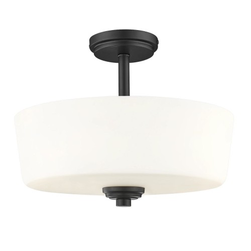 Aspen lampa sufitowa 3xE27 czarna/biały C03262BK