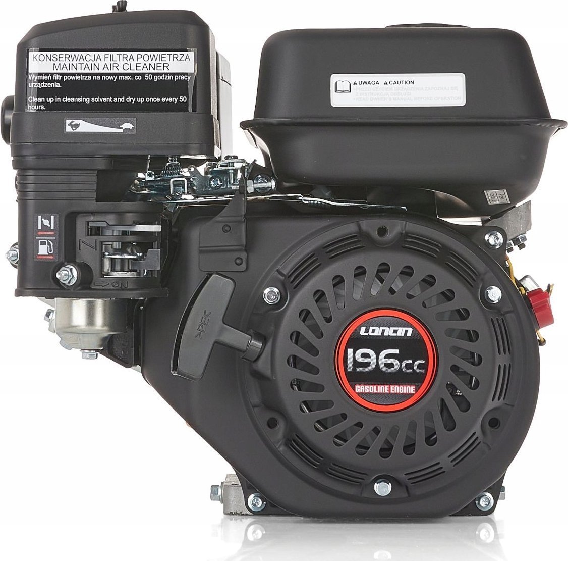 Agregat Geko Silnik spalinowy 6,5HP Loncin 196cc 20mm EURO 5 1