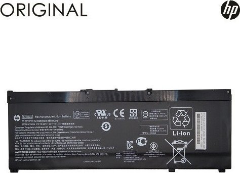Pamięć do laptopa HP Nešiojamo kompiuterio baterija HP SR03XL, 4550mAh, Original
