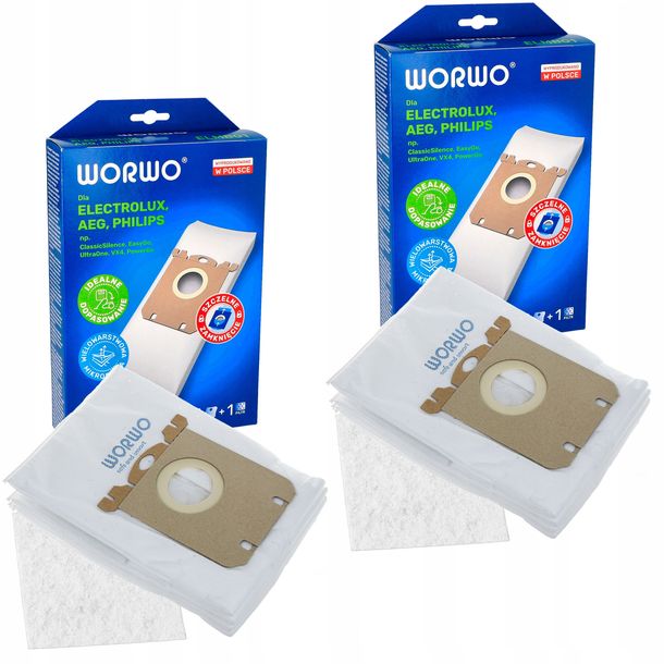 Worki do odkurzacza ELECTROLUX PHILIPS E201B FC8022 S-BAG 8 szt