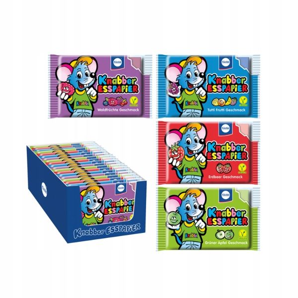 KNABBER ESSPAPIER 4colors (25) - OPŁATKI