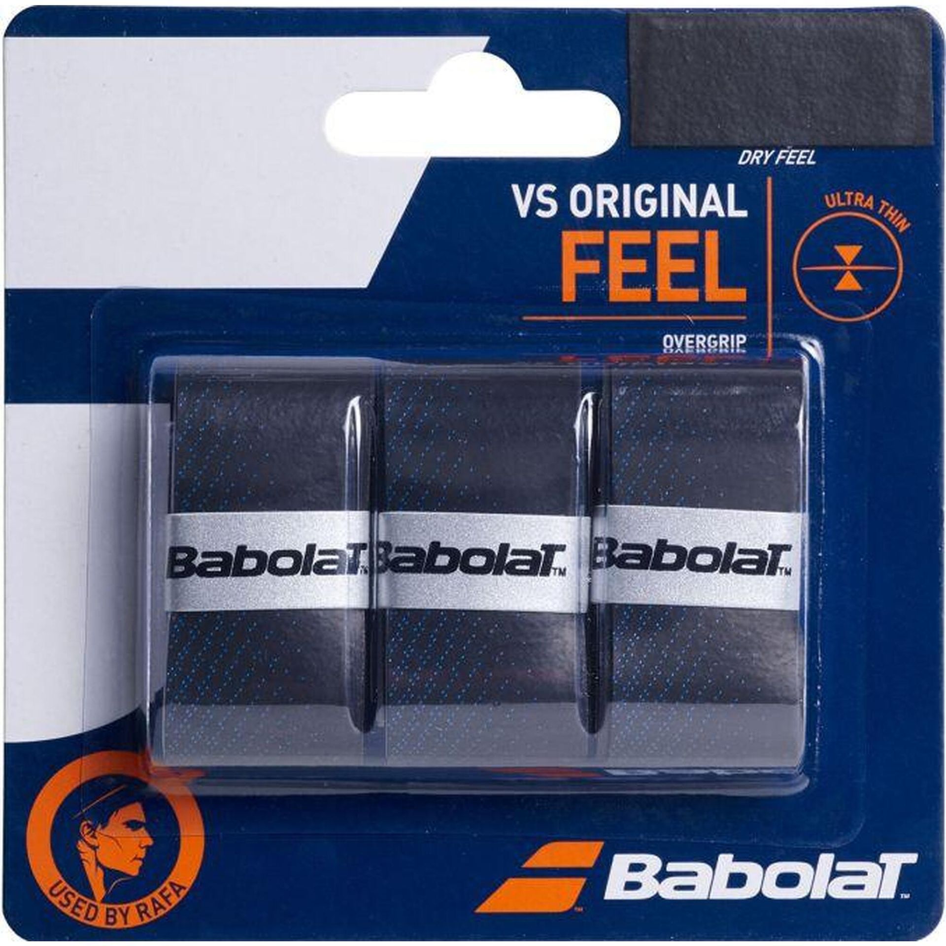 Owijki Tenisowe Wierzchnie Babolat Vs Original X3 Black/Blue