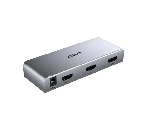 Unitek V1130A01-EU Rozgałęźnik sygnału HDMI 1 IN-2 OUT 4K