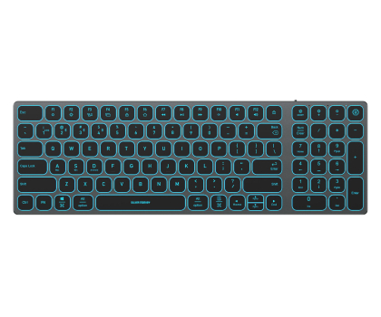 Silver Monkey Alu Keys Mini Premium Backlight Black