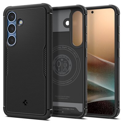 Etui SPIGEN Core Armor Mag MagSafe do Samsung Galaxy S25 Czarny (matowy)