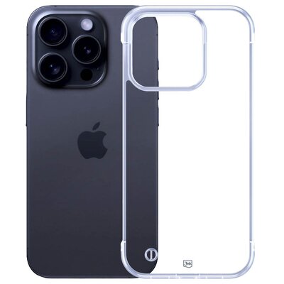 Etui 3MK Just20g Clear Case do Apple iPhone 15 Pro Transparentny