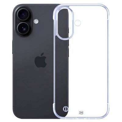 Etui 3MK Just20g Clear Case do Apple iPhone 16 Plus Transparentny
