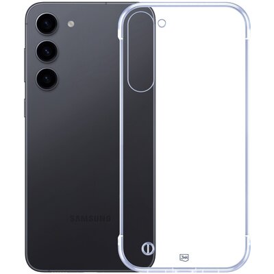 Etui 3MK Just20g Clear Case do Samsung Galaxy S23+ Transparentny
