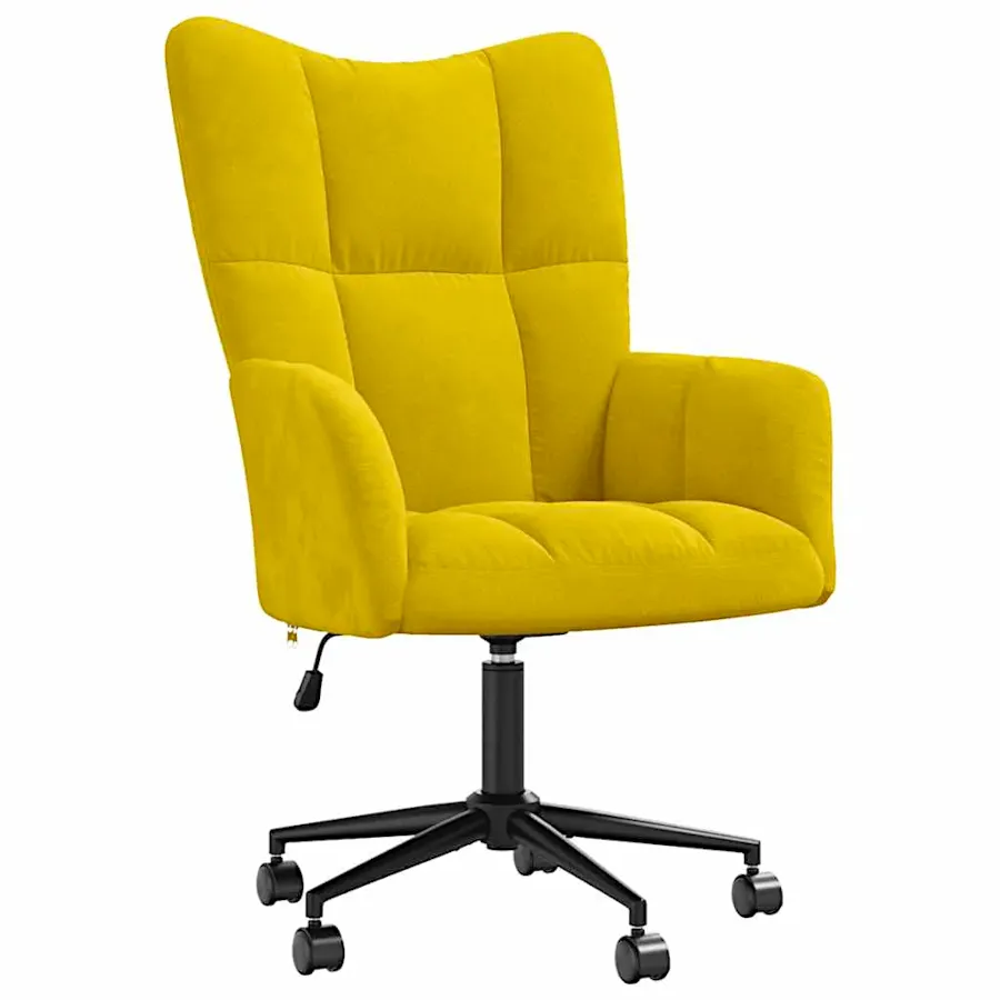 Elior Fotel Do Biurka Glamour Musztardowy F9-K49
