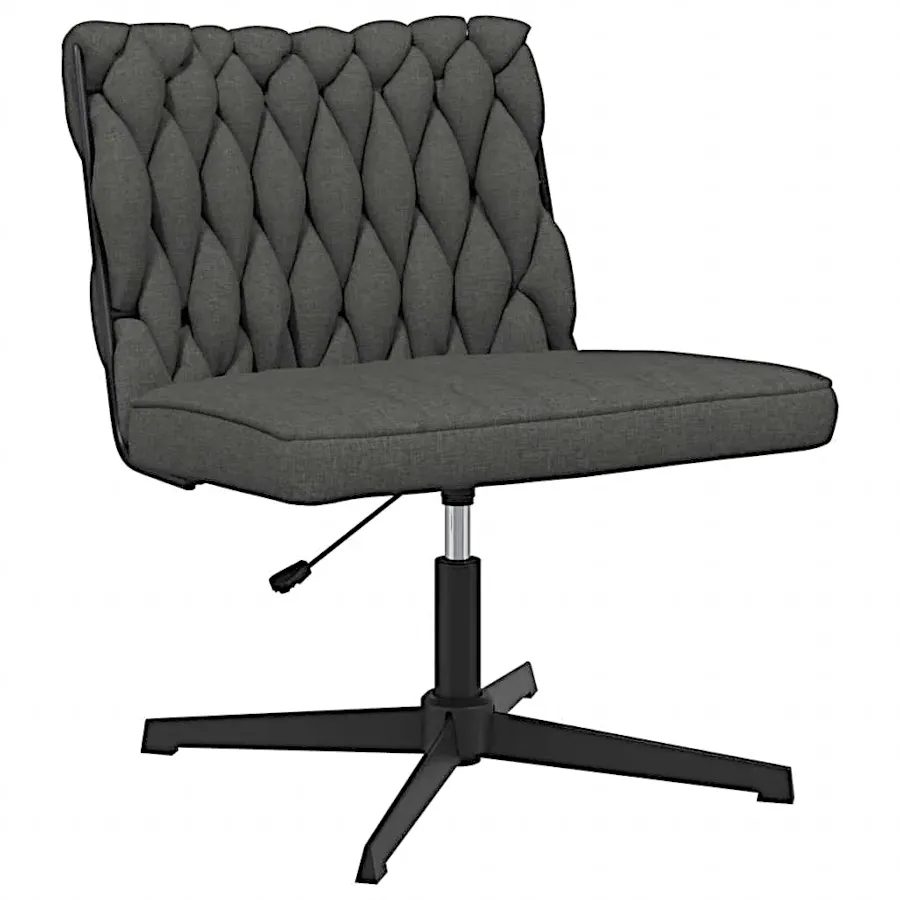 Fotel do biurka glamour ciemnoszary N5-P14