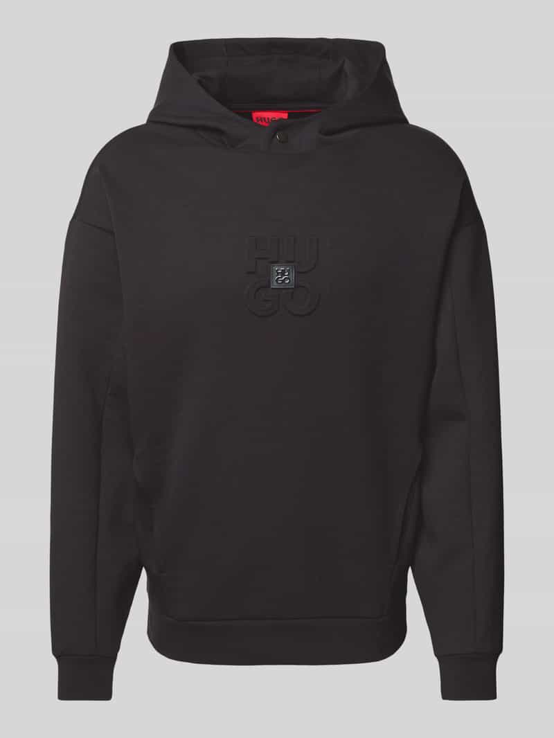 Bluza z kapturem i naszywką z logo model ‘Debostaco’
