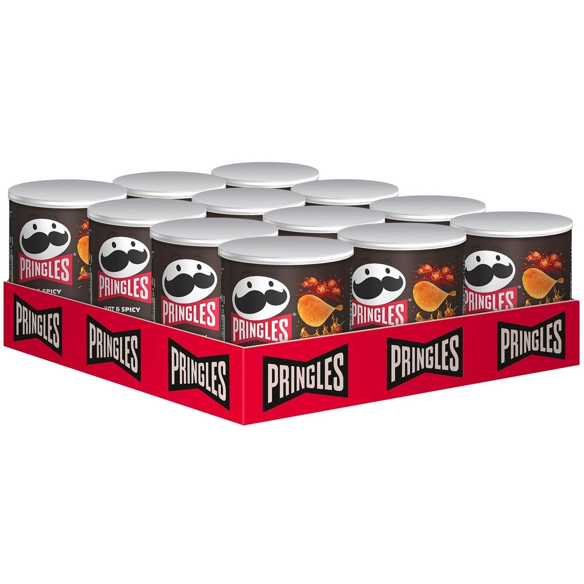 Chipsy PRINGLES Hot&spicy 12x40g ostre