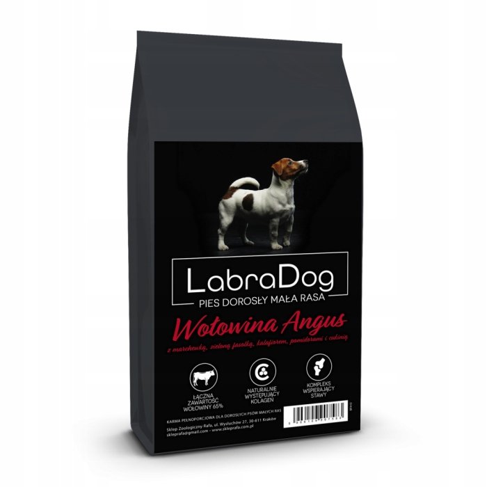 LabraDog Superfood Premium Wołowina 65% Hipoalergiczna z marchewką 2kg