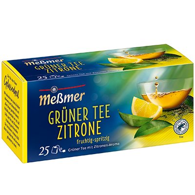 MESSMER Zitrone herbata zielona cytrynowa 25x1,75g