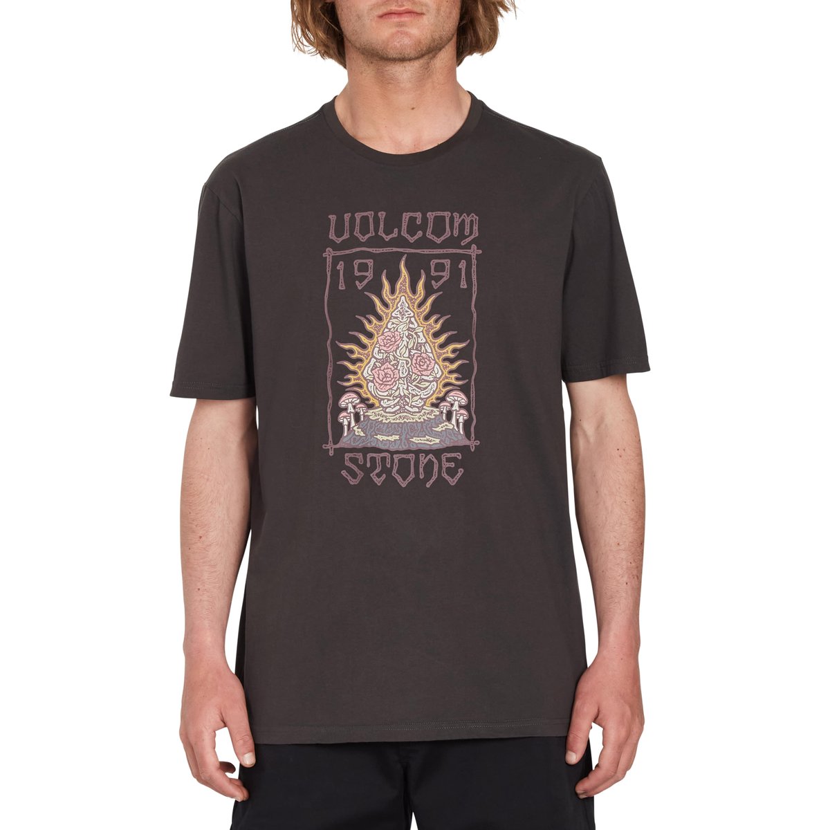 Koszulka Volcom FTY CAGED STONE SST - L