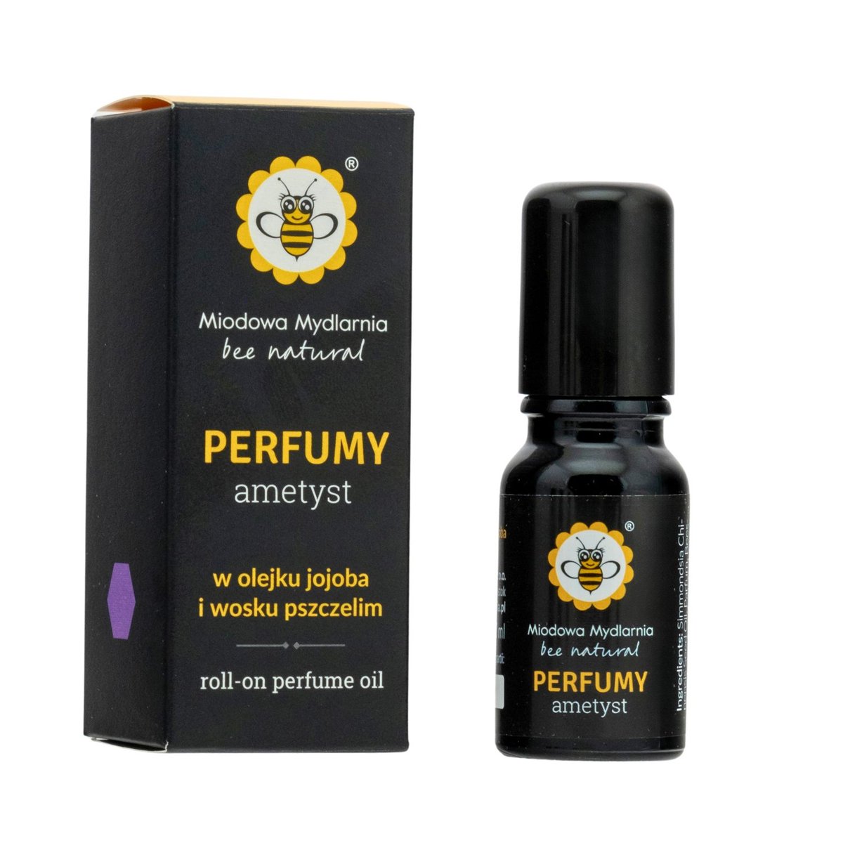 Miodowa Mydlarnia perfumy roll-on AMETYST