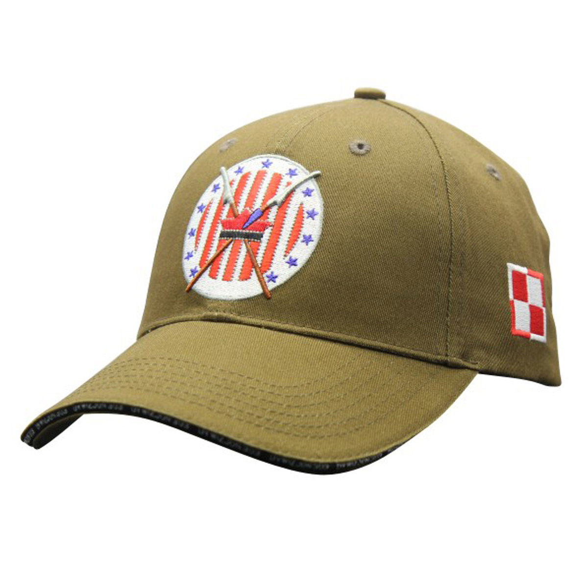 Czapka Dywizjon 303 6-Cio Panelowa Haft. Oliwkowa