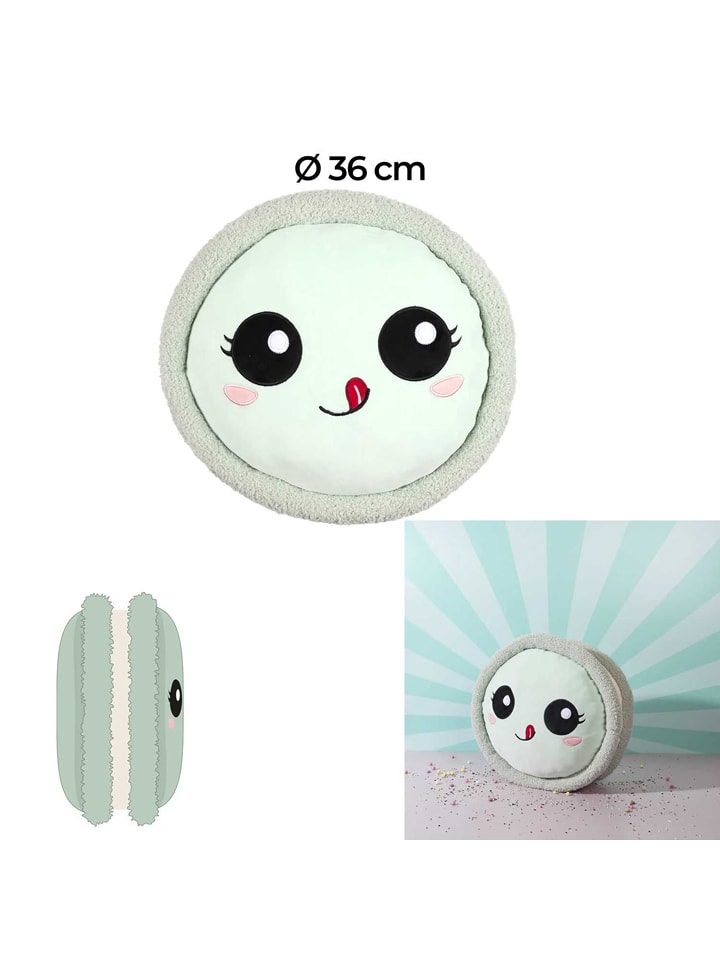 The Home Deco Kids Maskotka 'Kawaii Macaron'' w kolorze zielonym - 0+