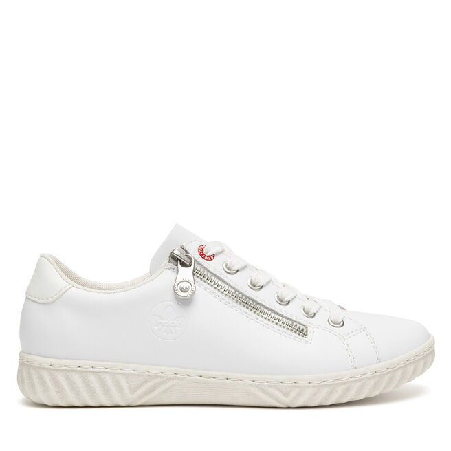 Półbuty Rieker N0900-81 Biały