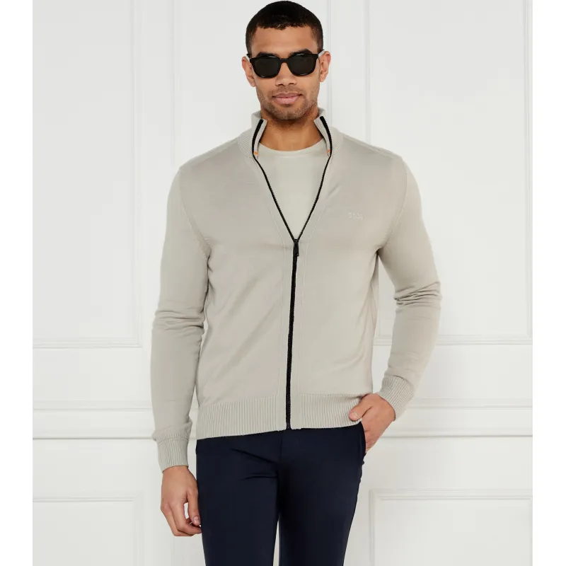 BOSS ORANGE Wełniany sweter Avac_FZ Regular Fit