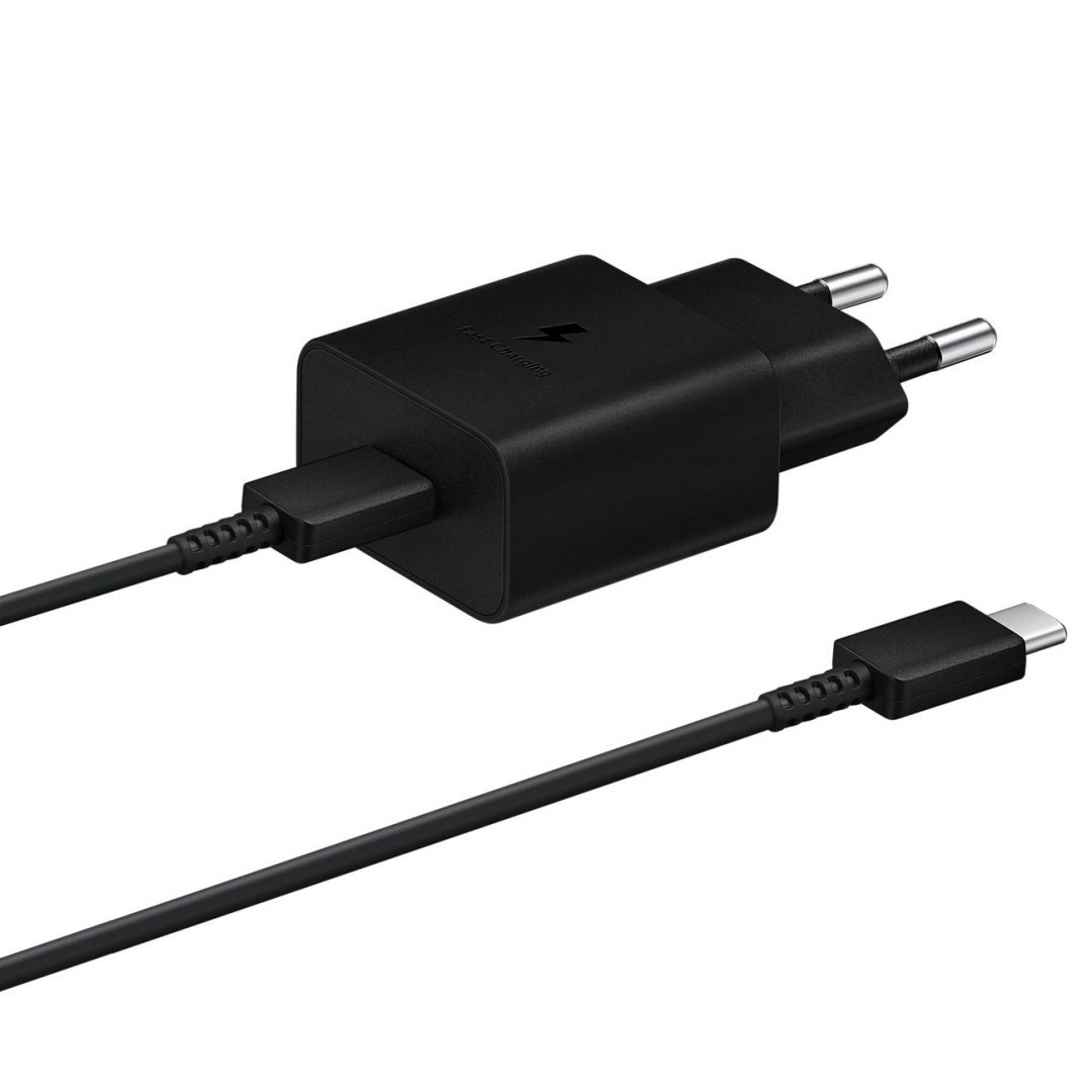 Samsung ładowarka sieciowa USB Typ C 15W PD AFC + kabel USB Typ C czarny (EP-T1510XBEGEU)