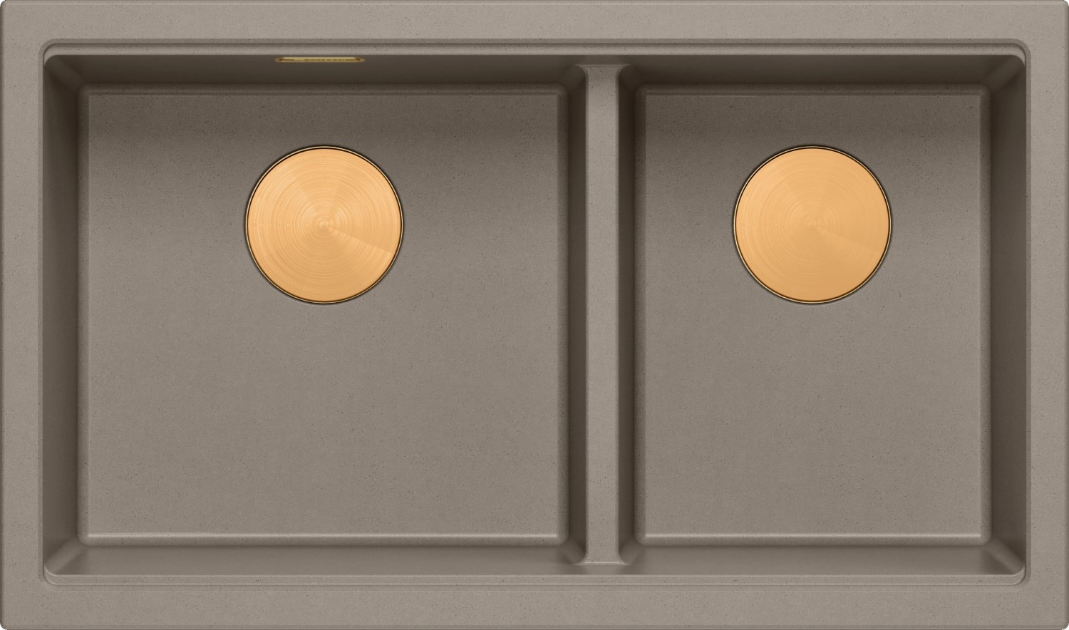 QUADRON LOGAN 120-U SOFT TAUPE (cappuccino) + syfon MIEDŹ (HQL7645U4_PVDC1_U)
