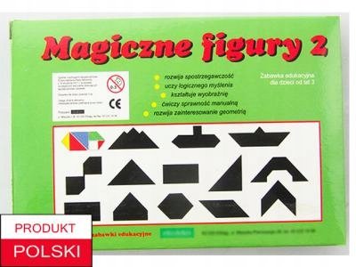 Drewniana Łamigłówka Magiczne Figury 2 Tangram