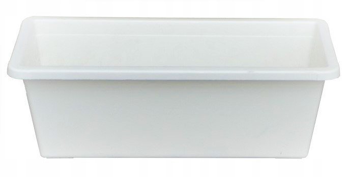 Skrzynka Balkonowa Plastikowa 80cm Biała