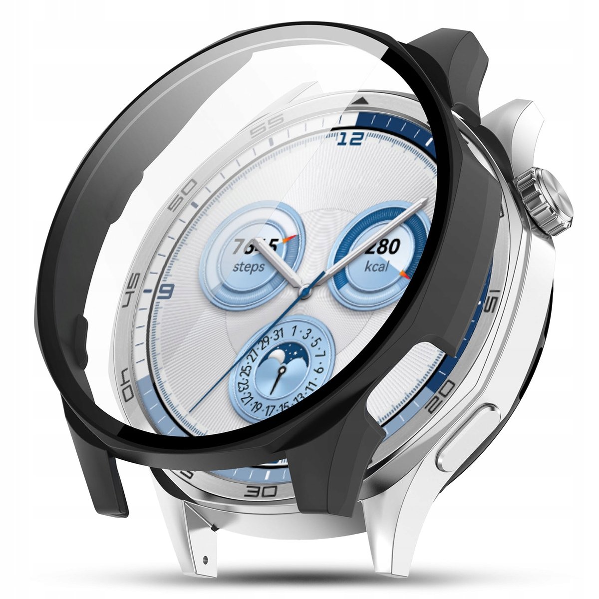 ETUI 2in1 HUAWEI WATCH GT5 46mm - CZARNE