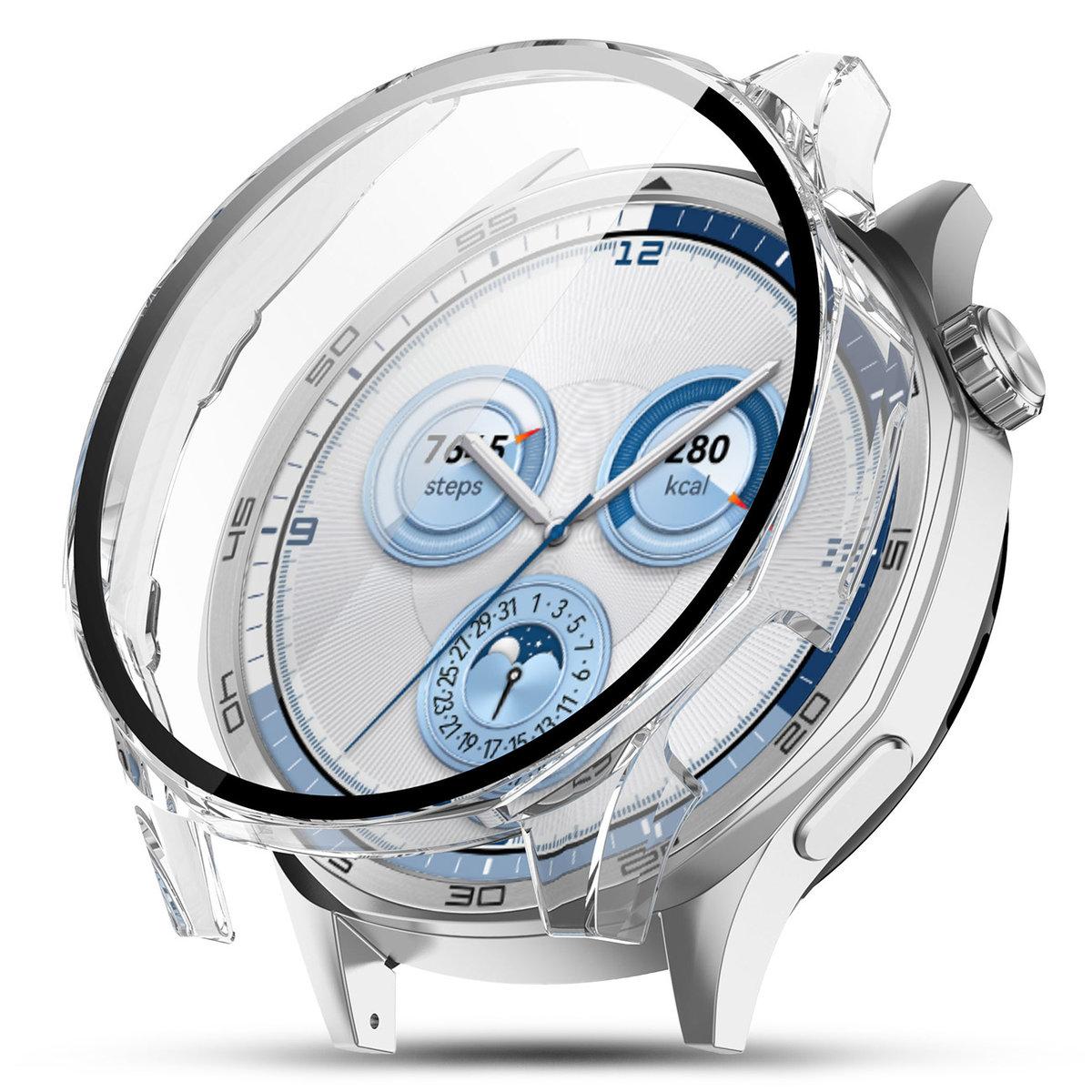 ETUI 2in1 HUAWEI WATCH GT5 46mm - PRZEŹROCZYSTE