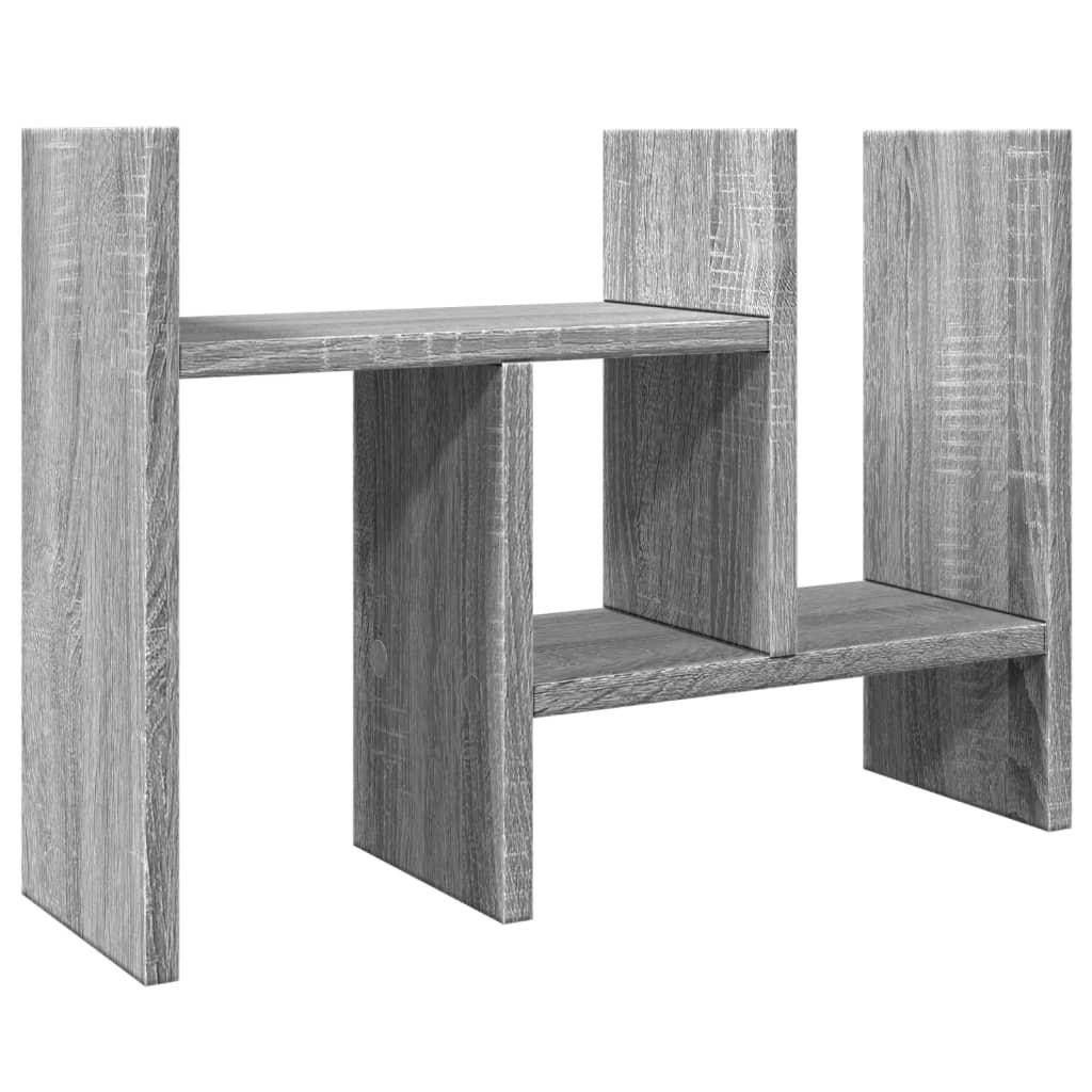 Organizer na biurko, szary dąb sonoma, 34,5x15,5x3